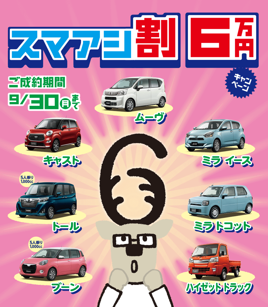 スマアシ割 6万円