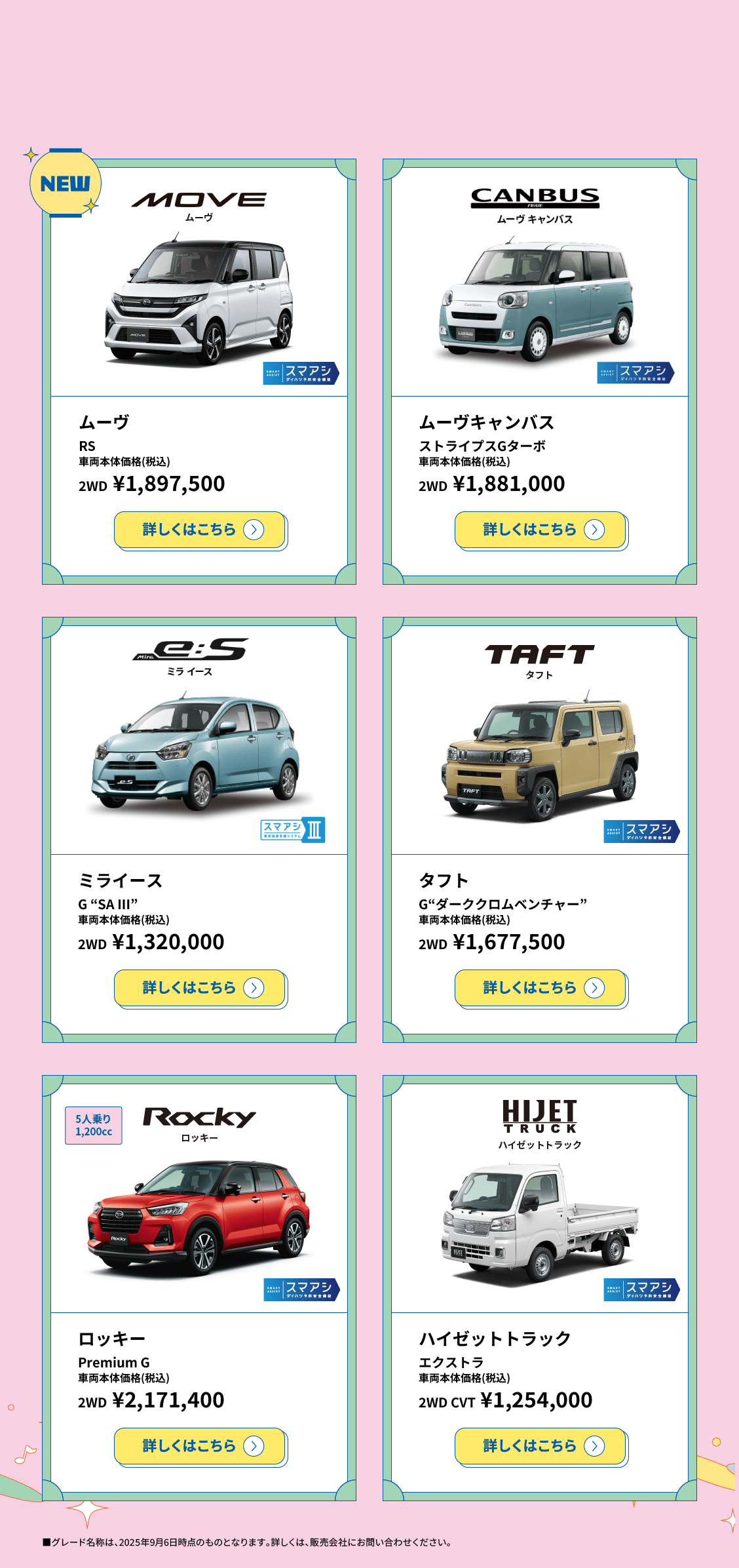 ラインアップ